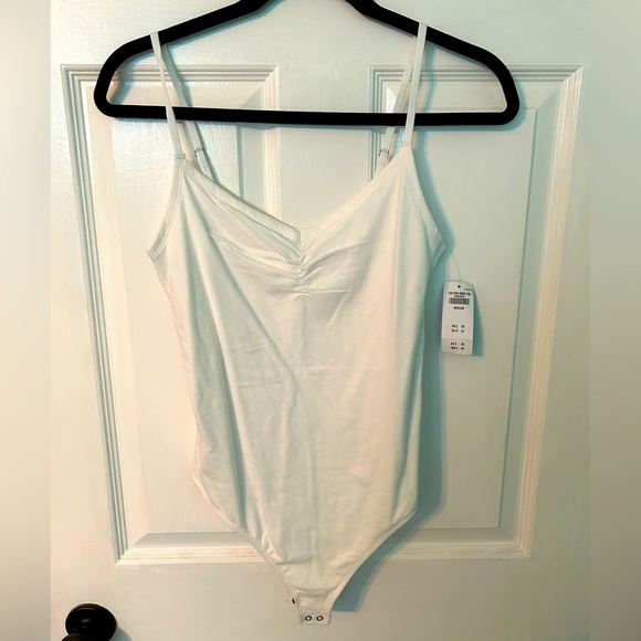 Abercrombie & Fitch Tops - NWT Abercrombie White Tank Bodysuit, Size M